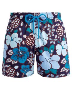 VILEBREQUIN Men Stretch Swim Shorts Tropical Turtles