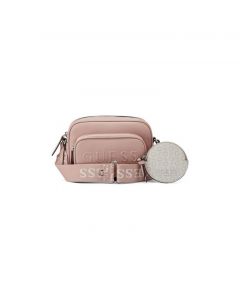 GUESS LYA MINI DOUBLE ZIP CROSSBODY תיק צד